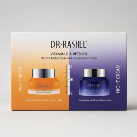 Crema facial dúo día y noche Dr. Rashel, caja