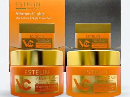 Dúo crema facial  Dia y Noche Vitamina C- ESTELIN