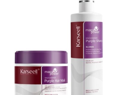 Kit Dúo Morado para cabellos rubios plateados- Karseell