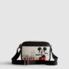Bolso cruzado de Mickey Mouse con correa negra ajustable