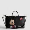 Bolso de viaje negro de Mickey Mouse
