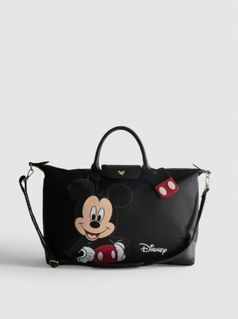 Bolso de viaje negro de Mickey Mouse