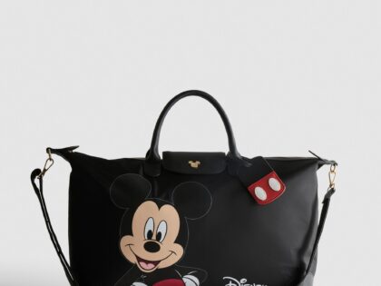 Bolso de viaje negro de Mickey Mouse